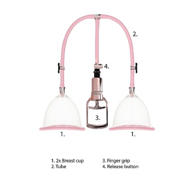 Breast Pump Set Medium - Rose Gold